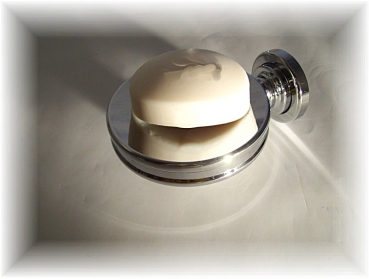 Soapdish (Chrome-Set / With Rosette)