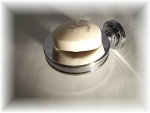 Seifenschale (Chrome-Satz / mit Rosette)