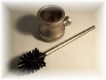 Toilettenb�rste (Nickel velour)